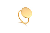 Stainless steel round ladies ring – Everyday Gifts — 3