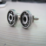 Tungsten Steel Black Cufflinks with Bead – Special Occasion Gifts — 4