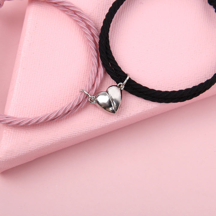 Heart Magnet Pendant Couple Lovers Friendship – Jewelry Gift Ideas — 1