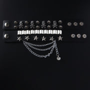 Night Angel Fashion Leather Wide Bracelet Personality – Stylish Gifts — 4