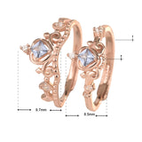 S925 Sterling Silver Pcean Diamond Crown Ring Women – Gifts for Her — 3