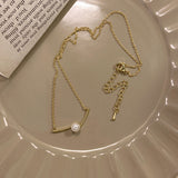 Women's All-match Stitching Love Pearl Necklace – Jewelry Gift Ideas — 4