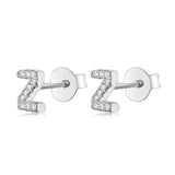 S925 Pure Silver Ear Nail With 24 Letters – Beauty Gifts — 19