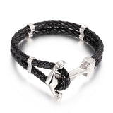 Men's Anchor Leather Rope Bracelet Couple – Jewelry Gift Ideas — 5