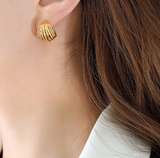 Helios Enclave Golden Earrings – Small Gift Ideas — 1
