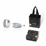 Light Luxury Minority Zircon Blue 925 Sterling Silver – Gifts for Her — 4