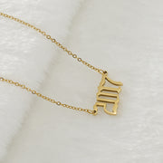 18K Stainless Steel 1990- Year Necklace – Jewelry Gift Ideas — 16
