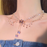 Copper Alloy Crystal Mermaid Princess Necklace – Jewelry Gift Ideas — 6
