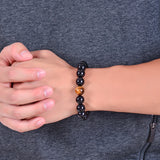 Natural Black Agate Bracelet Tiger Eye Bracelet – Jewelry Gift Ideas — 4