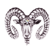 Retro Domineering Goat Head Brooch Men's Suit – Jewelry Gift Ideas — 4