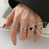Fashionable Heart Dollar Smiling Face Ring – Meaningful Gifts — 4