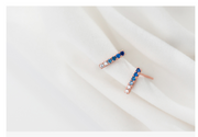 Stud earrings gradient blue diamond earrings – Useful Gifts — 6