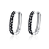 French-style Black Zircon Earrings – Stylish Gifts — 4
