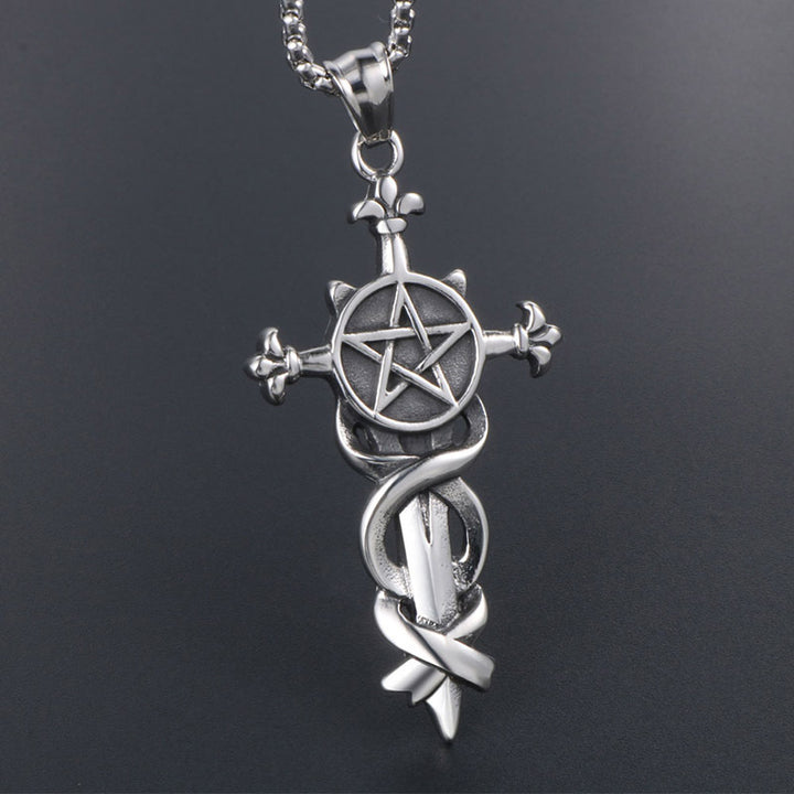 Five-pointed Star Sword Men's Pendant Accessories – Jewelry Gift Ideas — 1