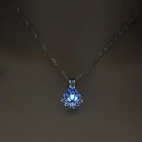 Yoga Lotus Photo Box Luminous Pendant Necklace – Jewelry Gift Ideas — 4