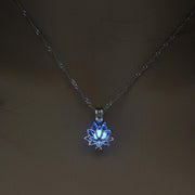 Yoga Lotus Photo Box Luminous Pendant Necklace – Jewelry Gift Ideas — 4