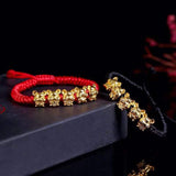 Wufu Niu Zodiac Year Braided Red String Bracelet – Jewelry Gift Ideas — 2