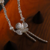 Tassel Necklace Shell Flower Pendant Advanced – Jewelry Gift Ideas — 2