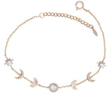 S925 Sterling Silver Star Moon Bracelet Moonlight – Jewelry Gift Ideas — 2
