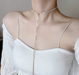 Fashion New Metal Long Tassel Zircon Choker – Jewelry Gift Ideas — 6