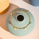 16K Gold Stainless Steel Colorful Oil Necklace – Jewelry Gift Ideas — 4
