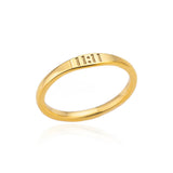 Simple Figure Men's And Women's Stainless Steel Rings – Gifts for Her — 10