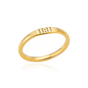 Simple Figure Men's And Women's Stainless Steel Rings – Gifts for Her — 10