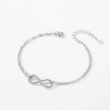 S925 Sterling Silver Fashion Infinite Symbol – Stylish Gifts — 3
