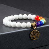 Creative 8mm Beads Tree Of Life Pendant Bracelet – Jewelry Gift Ideas — 4