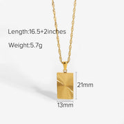 18K Stainless Steel Pendant Necklace – Jewelry Gift Ideas — 7