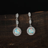 Trendy Rose Gold White Gold Multicolor Round Opal – Practical Gifts — 1