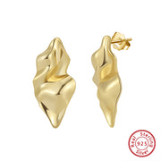 Simple Temperamental Sterling Silver Gold-plated – Everyday Gifts — 5