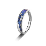 S925 Sterling Silver Bird Habitat Couple Ring – Gifts for Couples — 2