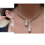 Vintage Pearl Zircon Fashion Necklace – Jewelry Gift Ideas — 6