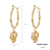 Punk Punk Skull Pendant Earrings – Jewelry Gift Ideas — 7