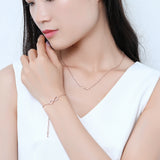 Fashion Crystal Necklace Zircon Lucky 8 Necklace – Jewelry Gift Ideas — 1