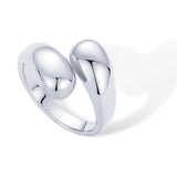 14K Gold Plated Thick Hollow Ring – Holiday Gift Ideas — 3