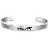 Stainless Steel Mama Bear Bracelet Mother's Day – Jewelry Gift Ideas — 7