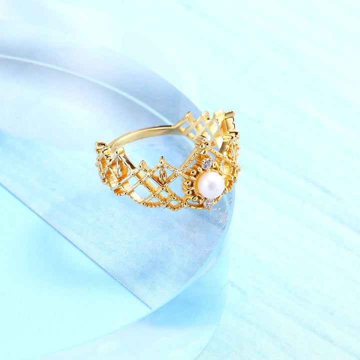 Women's Natural Freshwater Pearl Ring – Gifts for Her — 1