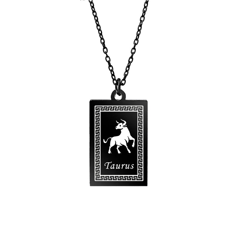 12 Zodiac Constellation Stainless Steel Pendant – Jewelry Gift Ideas — 14