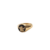 Angel Black Face Ring Titanium Steel Plating 18k – Small Gift Ideas — 2