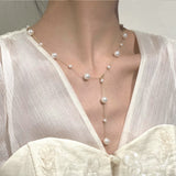 Pearl Necklace Clavicle Chain Lady Temperament – Jewelry Gift Ideas — 3