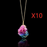 Seven-Color Natural Stone Rough Stone Winding – Jewelry Gift Ideas — 4