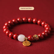 Raw Ore Cinnabar Bracelet Natural For Women – Jewelry Gift Ideas — 7