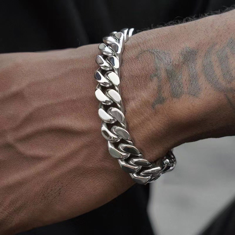 Fashion Personality Cuban Chain Bracelet Men – Stylish Gifts — 1