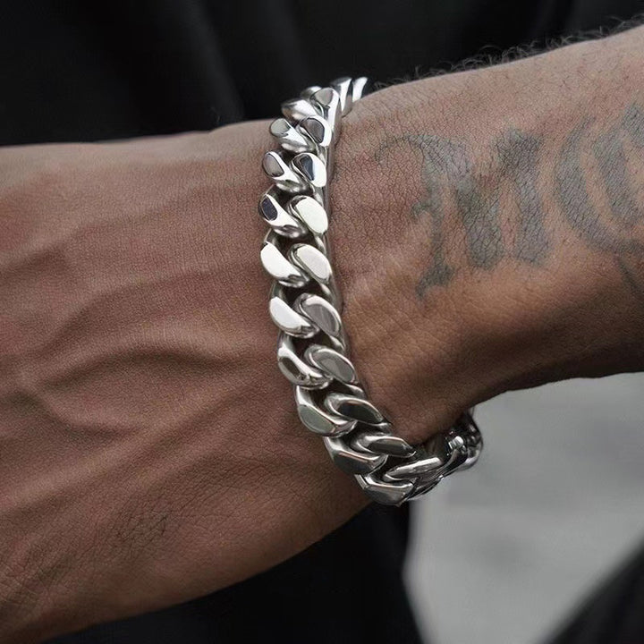 Fashion Personality Cuban Chain Bracelet Men – Stylish Gifts — 1