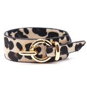 Ladies Leopard Print Leather Wide Bracelet – Jewelry Gift Ideas — 8