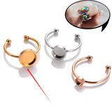 Stainless Steel Ring Setting Gold Steel Rose Gold – Creative Gifts — 3
