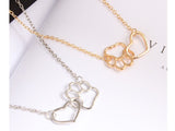 European and American hollow love dog claw necklace – Stylish Gifts — 4