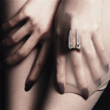 Women's Alloy Geometric Pointed Ring – Gifts for Her — 2